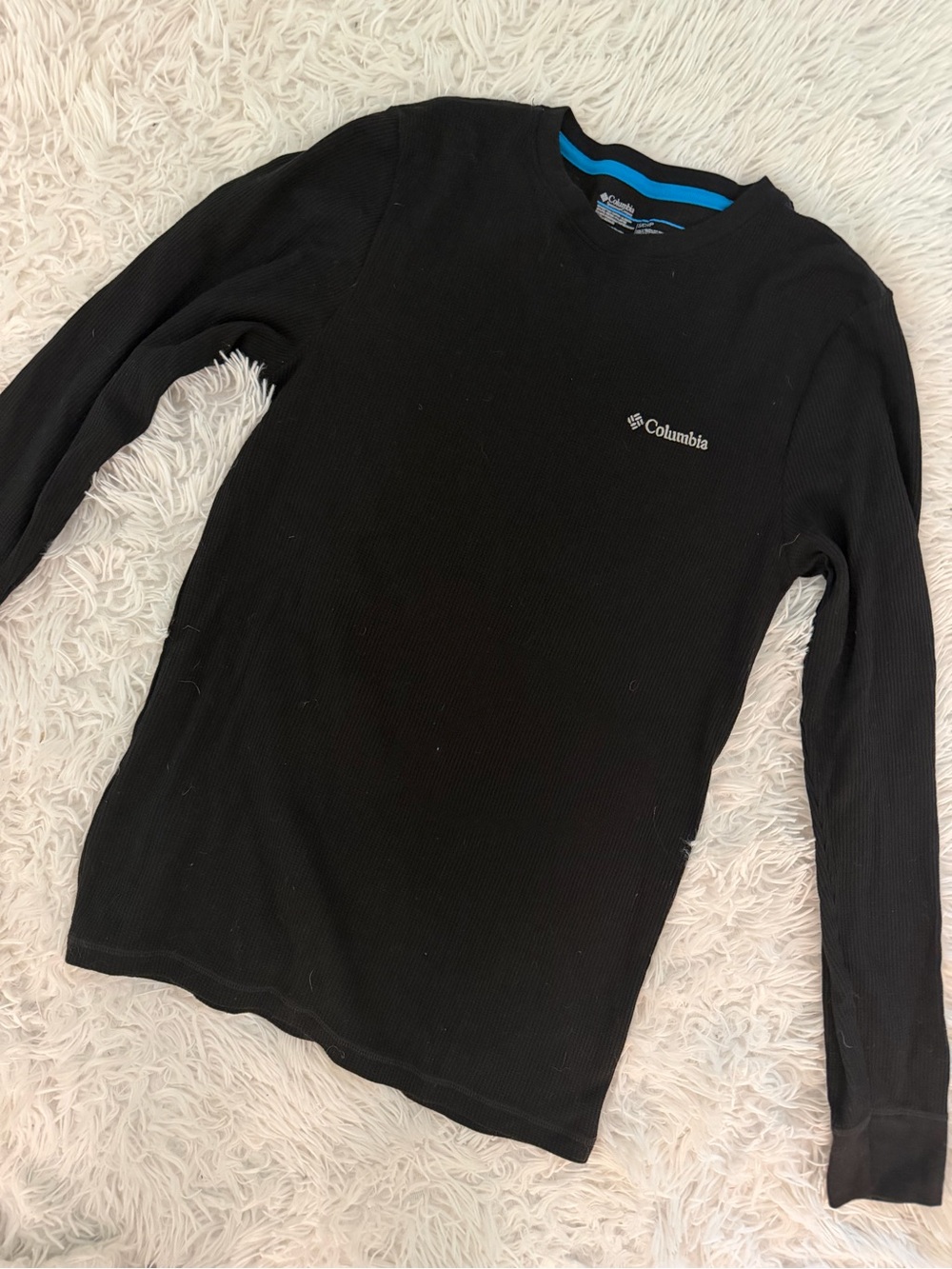 Columbia Black Long Sleeve Thermal Shirt womens Small